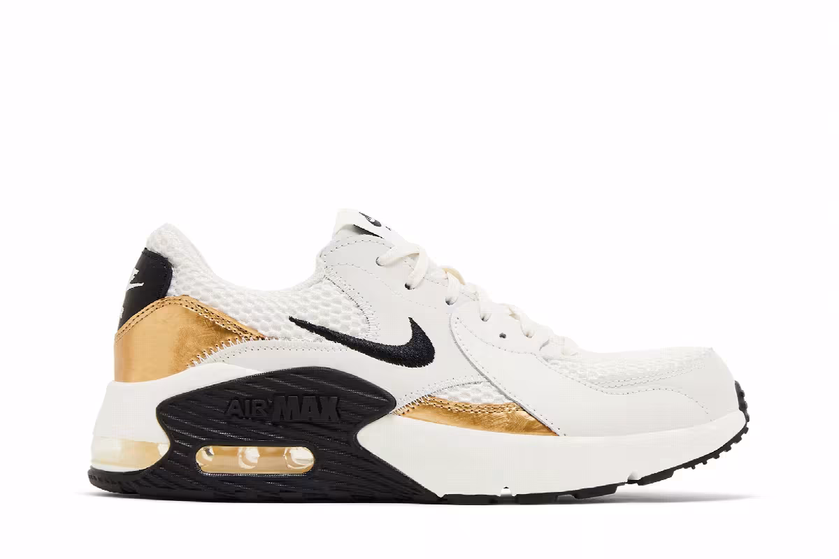 Nike Women's Air Max Excee Phantom Metallic Gold, view 2