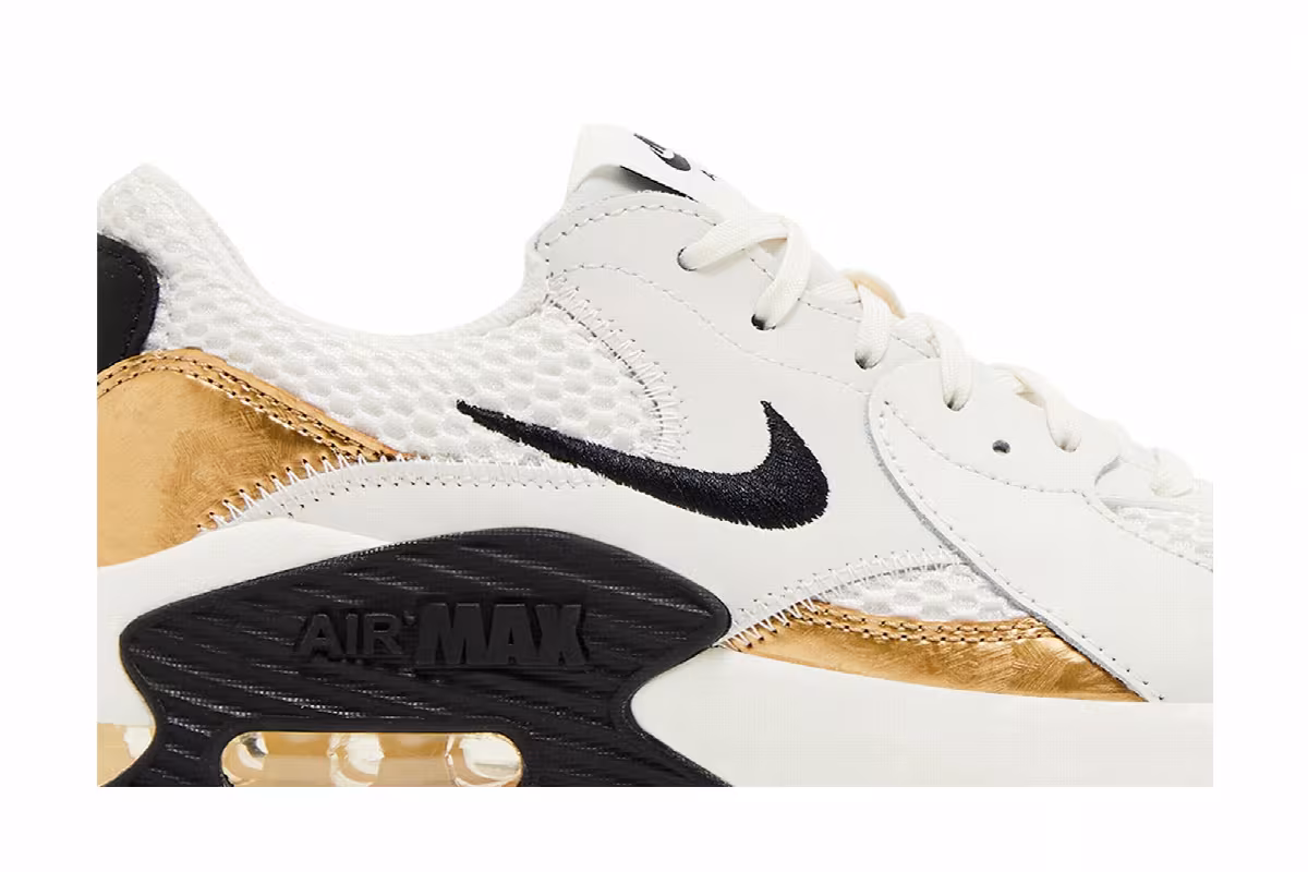 Nike Women's Air Max Excee Phantom Metallic Gold, view 3