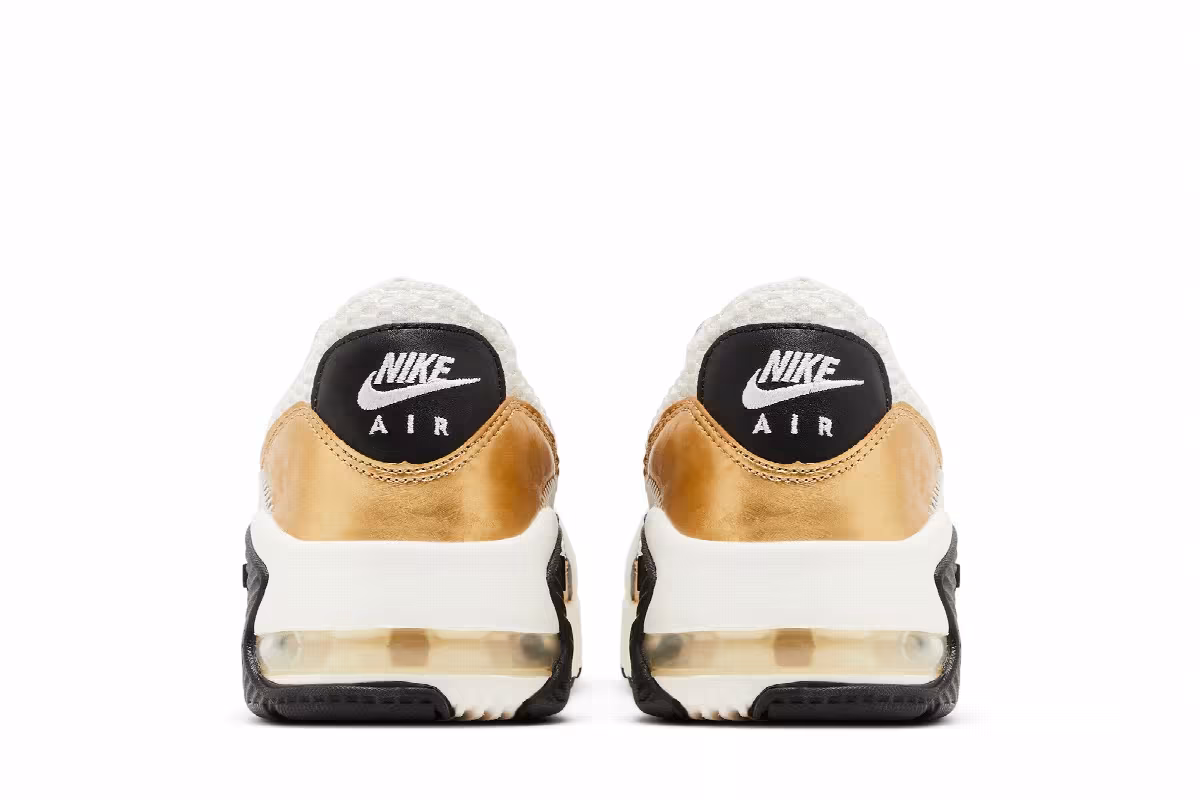 Nike Women's Air Max Excee Phantom Metallic Gold, view 7