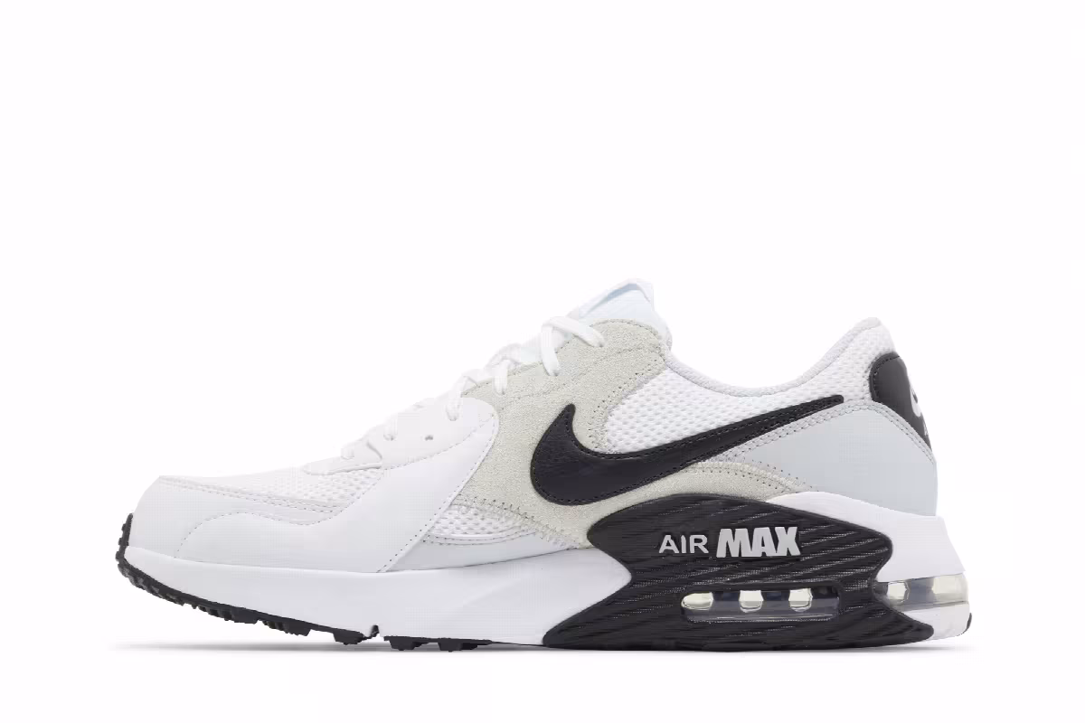 Nike Air Max Excee White Black, view 4