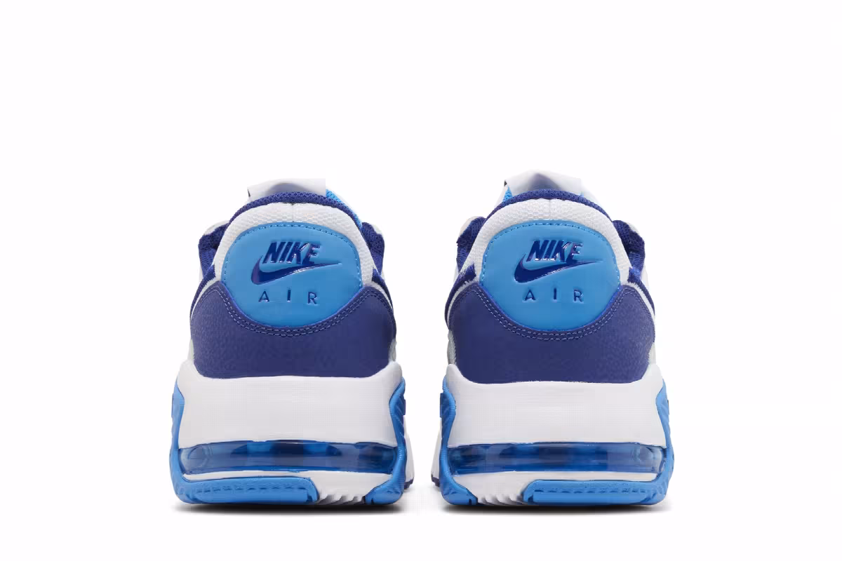 Nike Air Max Excee White Deep Royal Blue, view 7