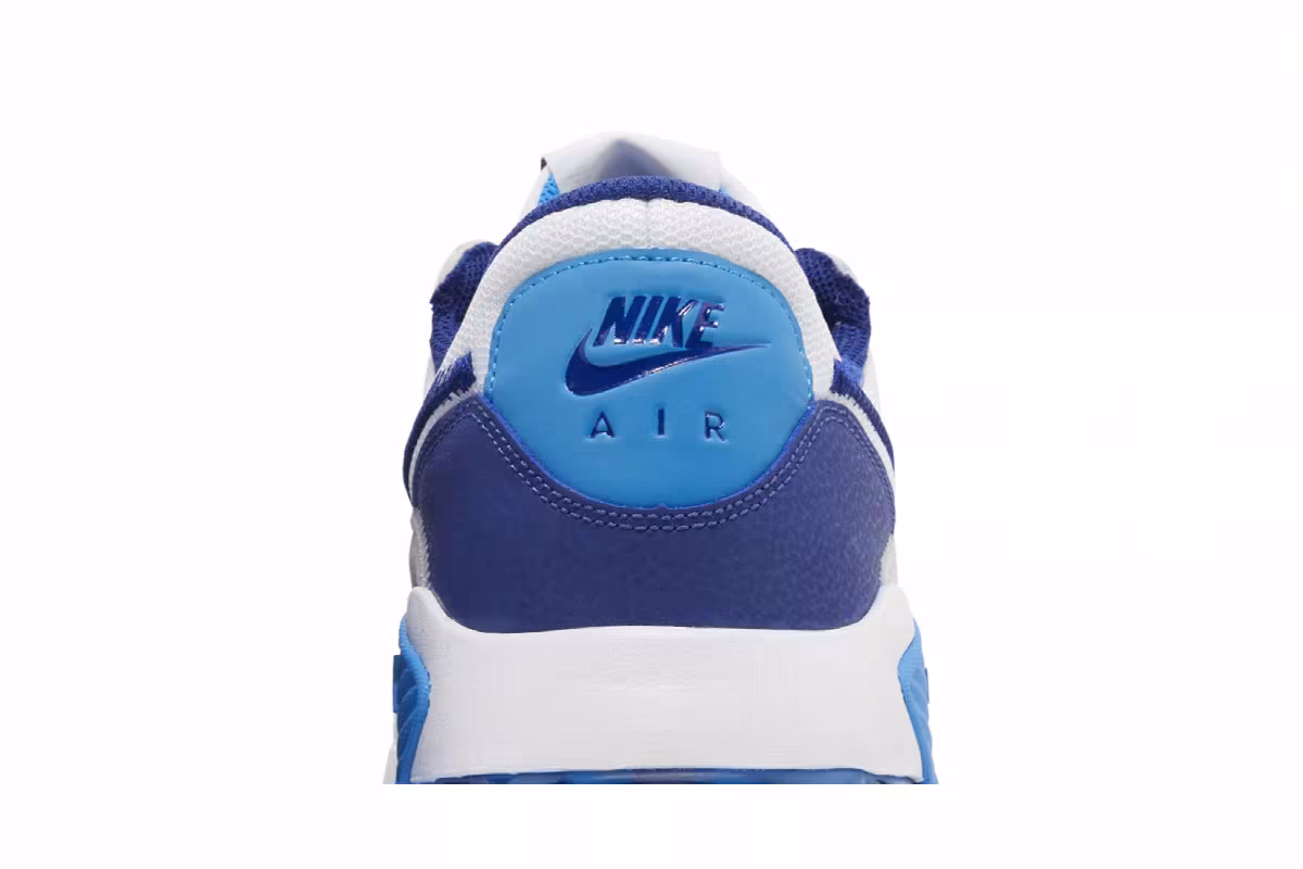 Nike Air Max Excee White Deep Royal Blue, view 8