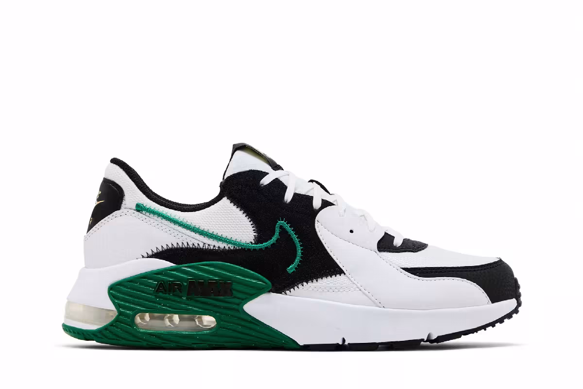Nike Air Max Excee White Black Malachite, view 2