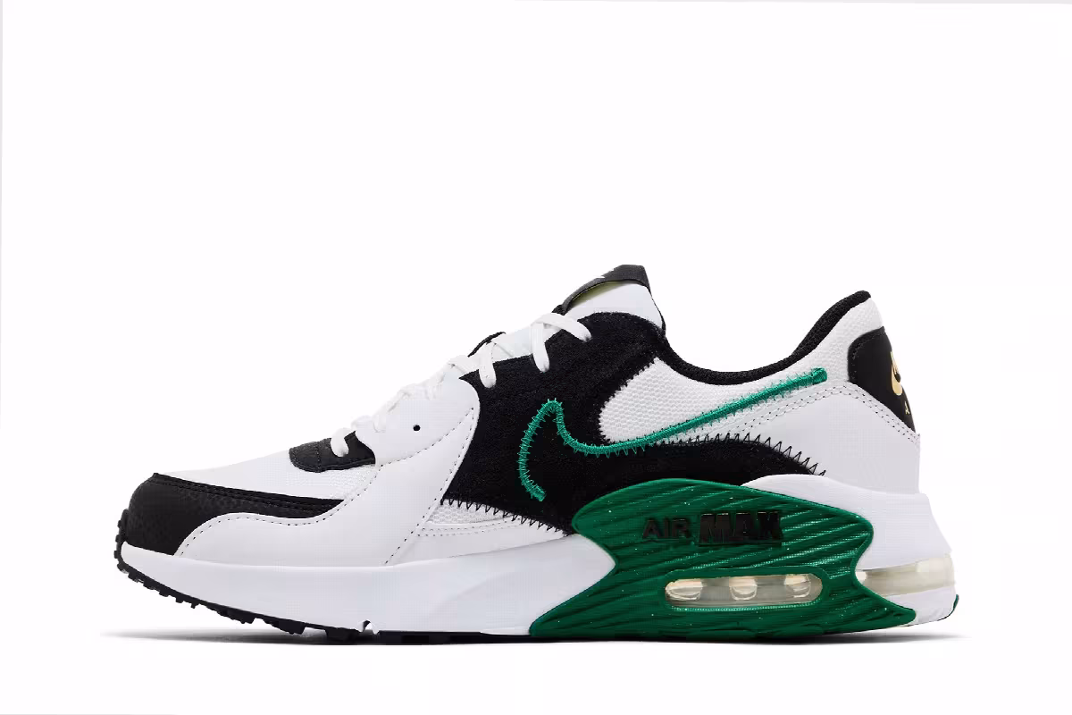 Nike Air Max Excee White Black Malachite, view 4