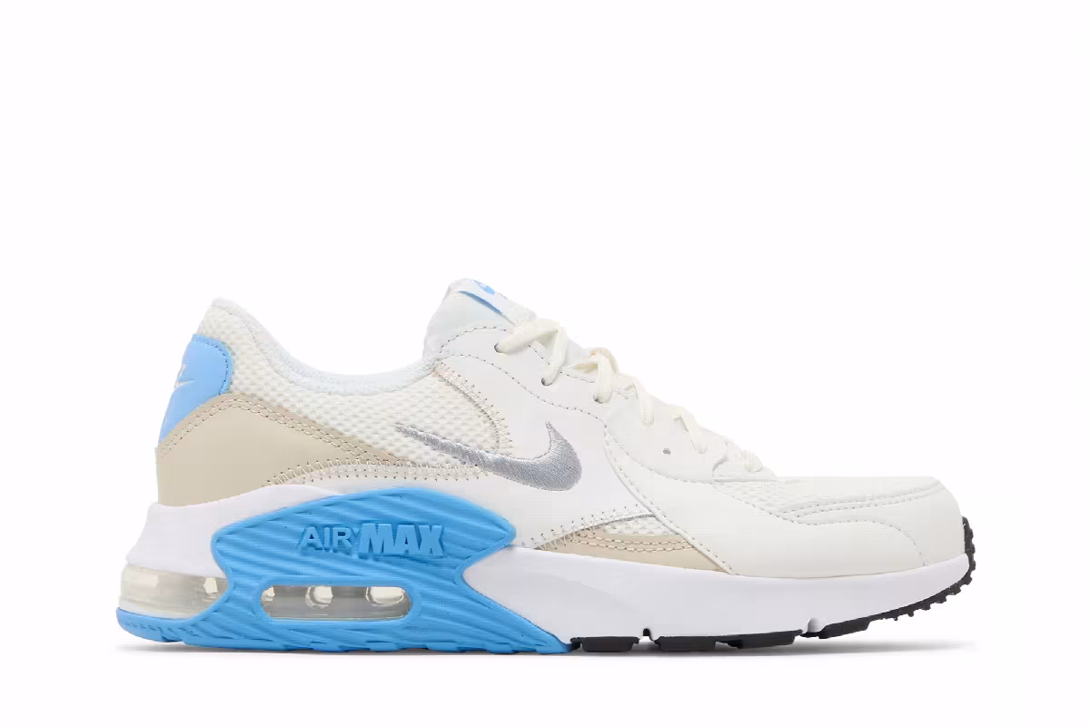Nike Women's Air Max Excee Summit White University Blue, view 2