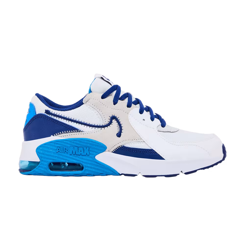 Nike Air Max Excee GS White Deep Royal Blue