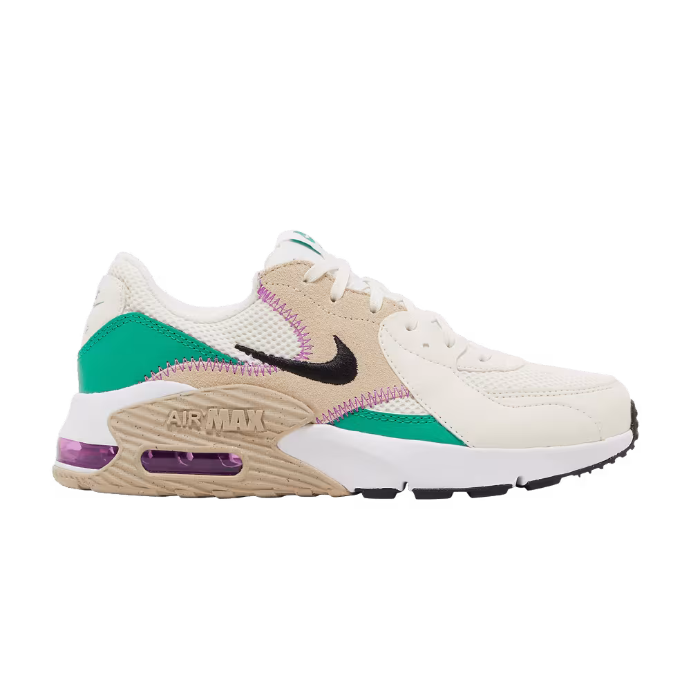 Nike Women's Air Max Excee Sanddrift Green Fuchsia