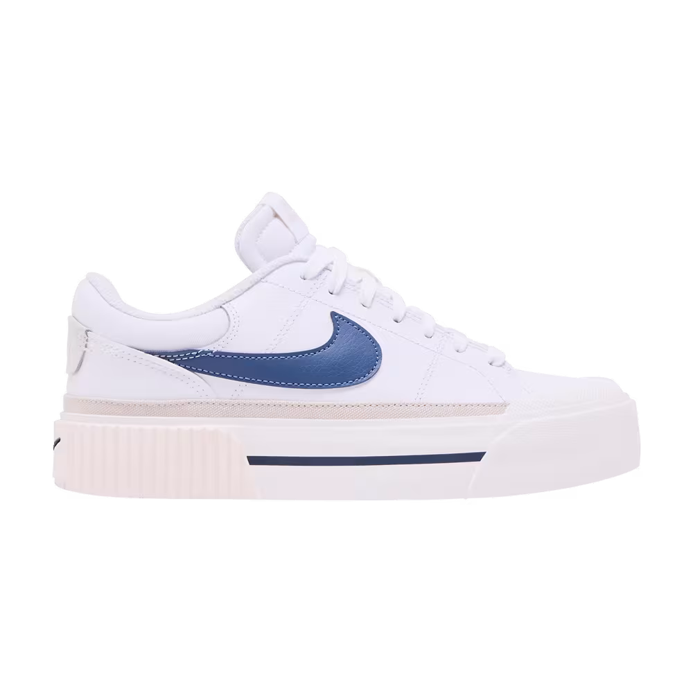 Nike Women's Court Legacy Lift White Diffused Blue