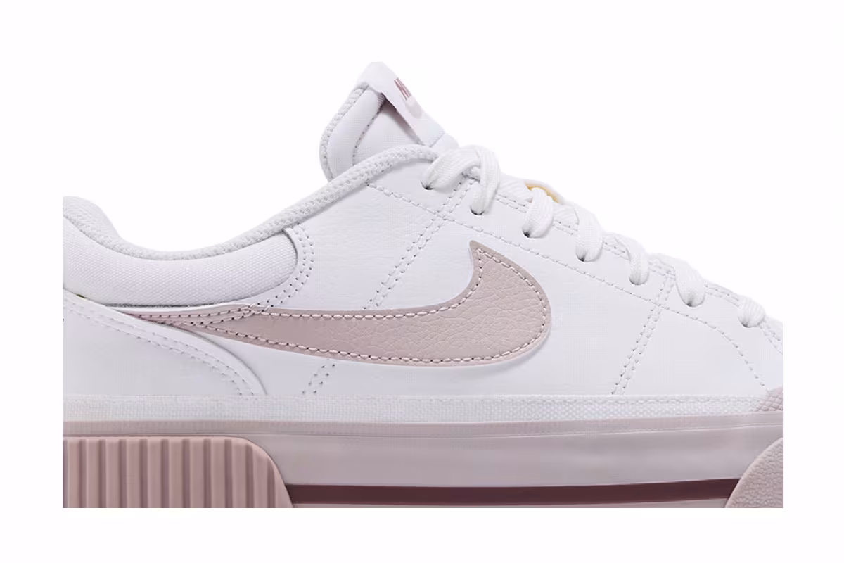 Nike Women's Court Legacy Lift White Smokey Mauve, view 3