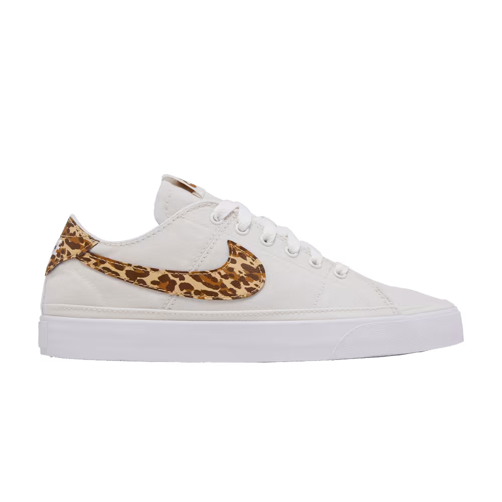 Nike Women's Court Legacy Canvas Leopard
