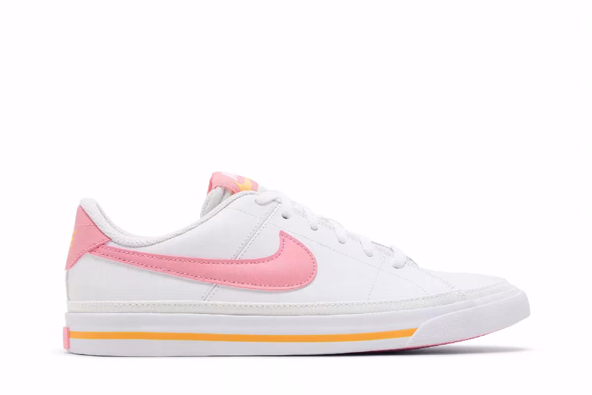 Nike Court Legacy GS White Coral Chalk, view 2