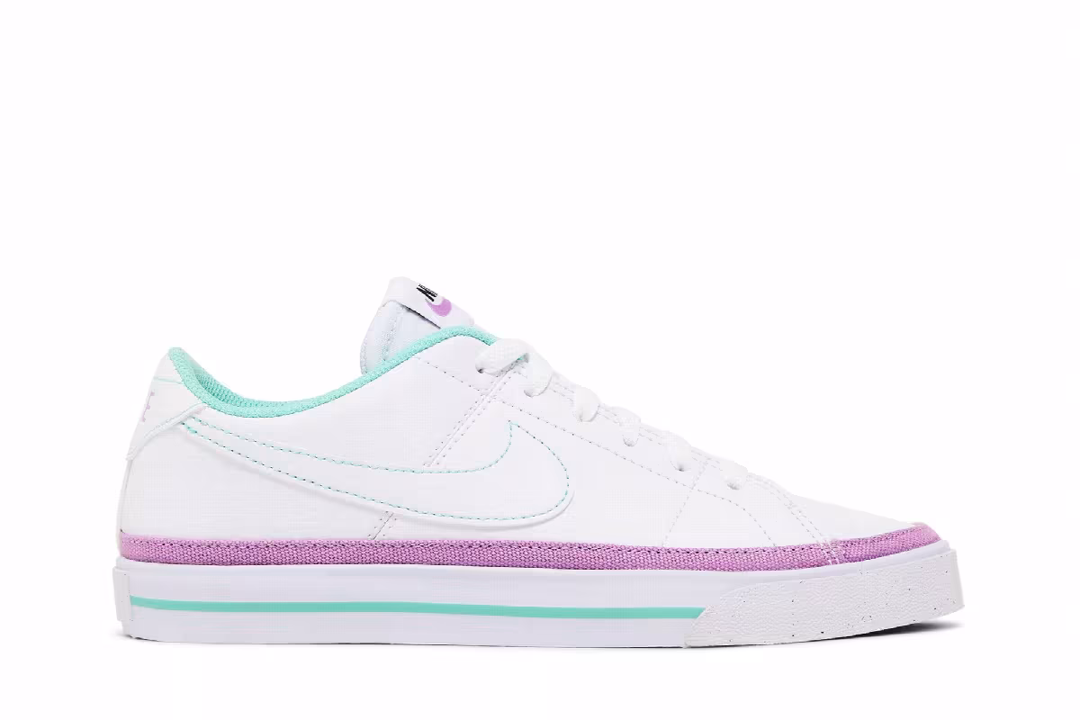 Nike Women's Court Legacy Next Nature White Rush Fuchsia, view 2