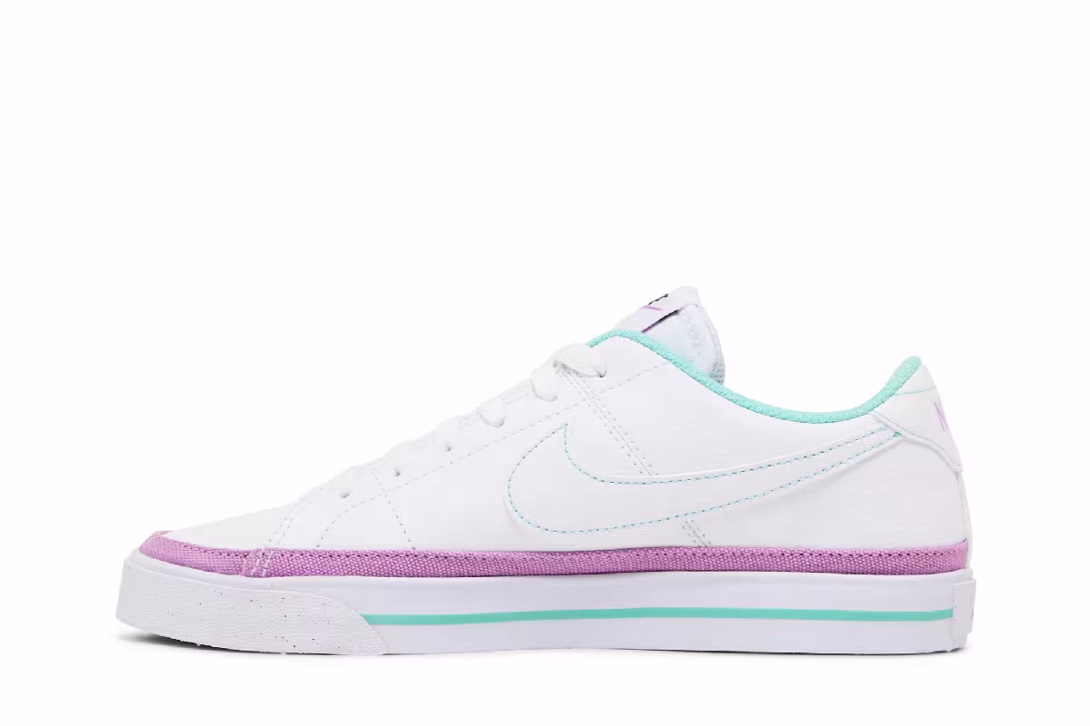 Nike Women's Court Legacy Next Nature White Rush Fuchsia, view 4