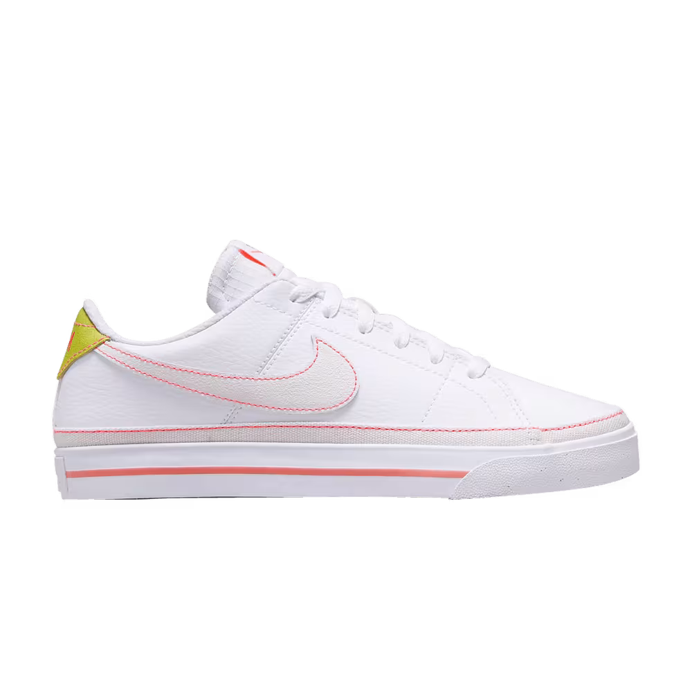 Nike Women's Court Legacy Next Nature Hot Punch Contrast Stitch
