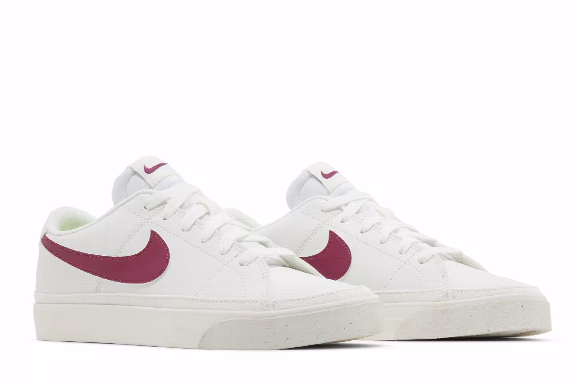 Nike Women's Court Legacy Next Nature White Rosewood, view 9