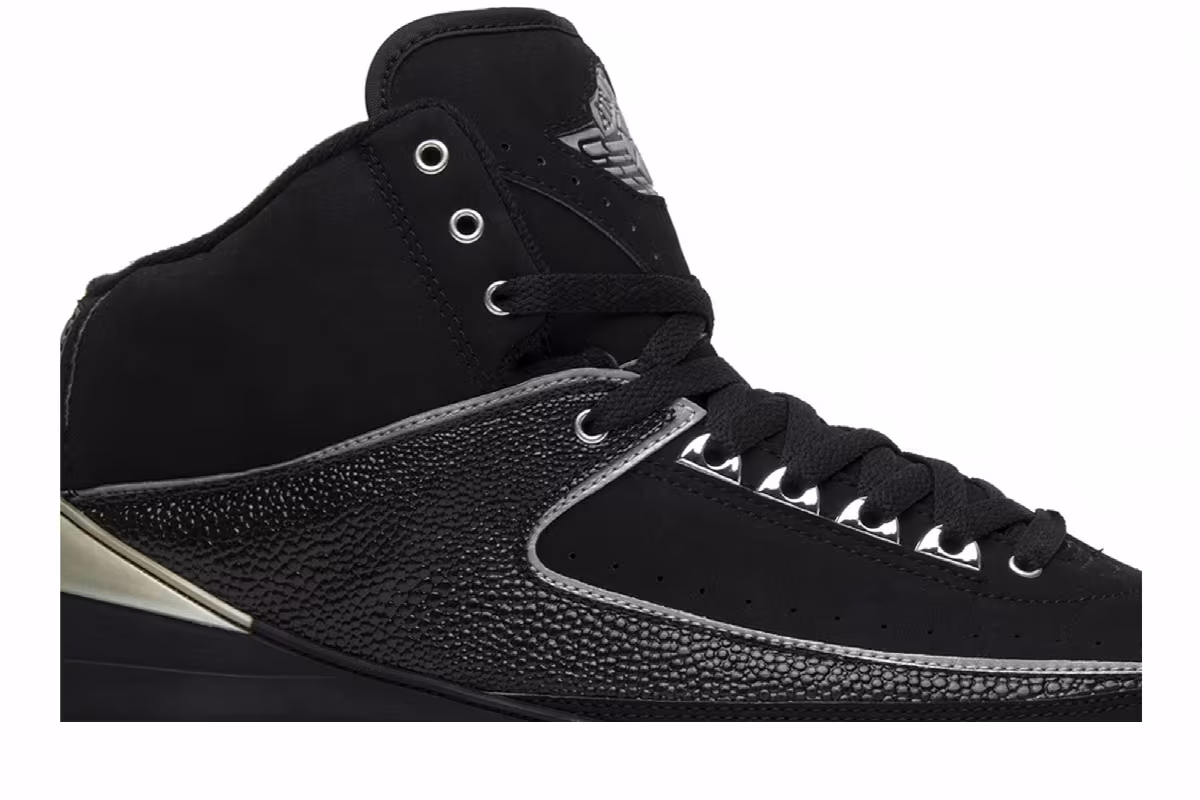 Air Jordan 2 Black Chrome 2004, view 3