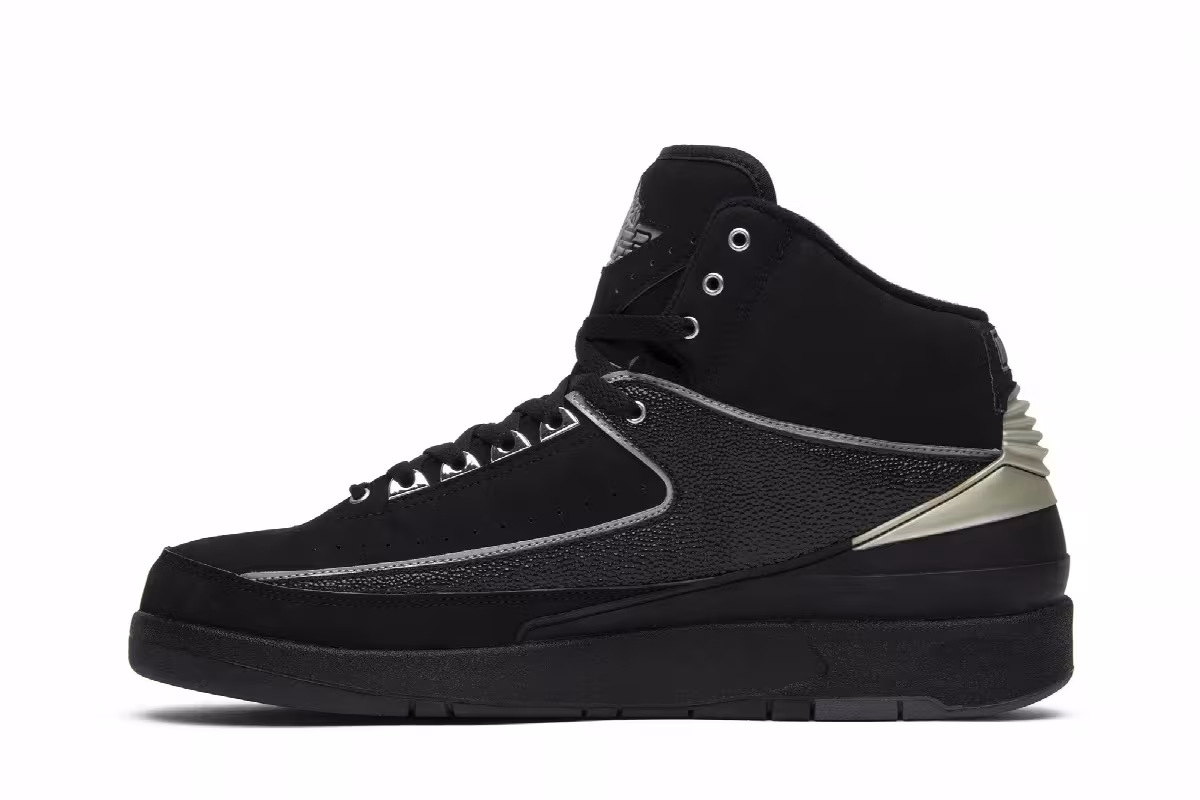 Air Jordan 2 Black Chrome 2004, view 4