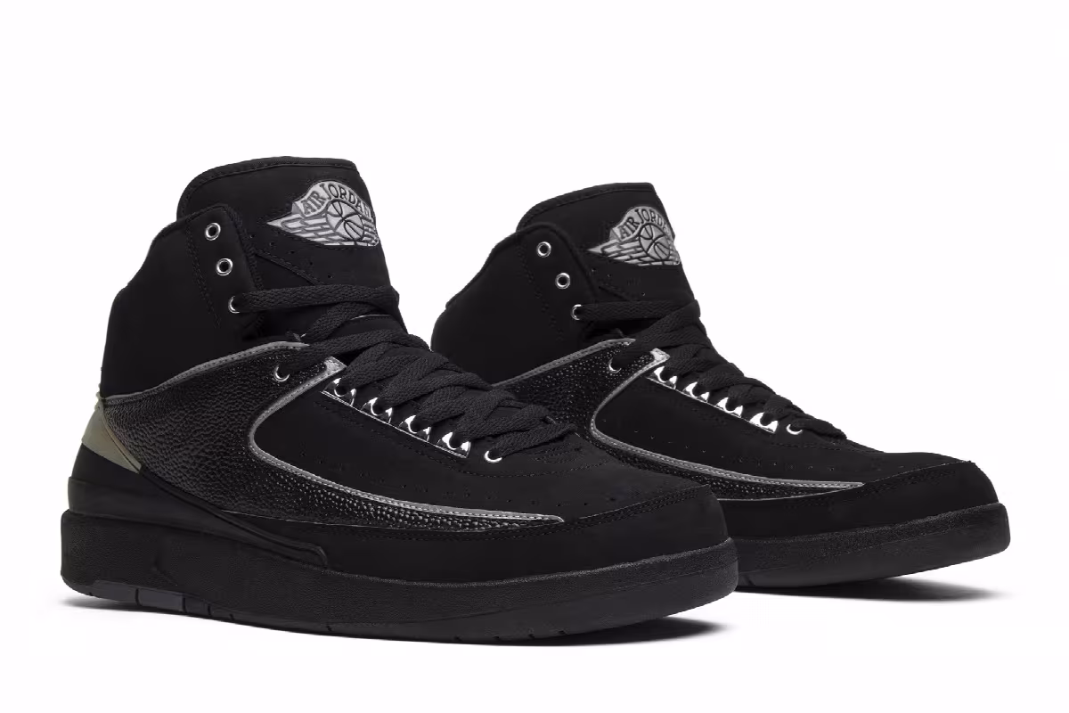 Air Jordan 2 Black Chrome 2004, view 9