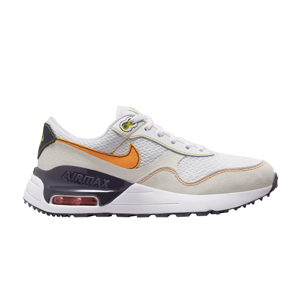 Nike Air Max SYSTM GS White Vivid Orange