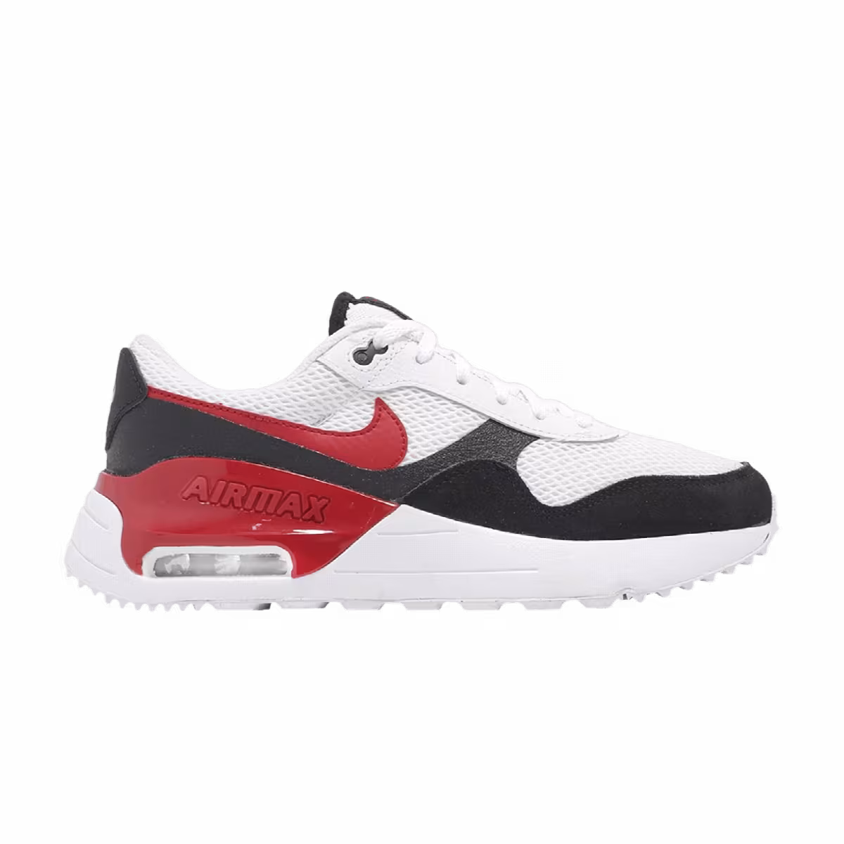 Nike Air Max SYSTM GS White Black Gym Red