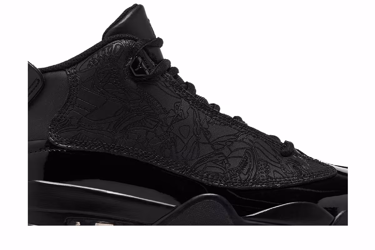 Air Jordan Dub Zero GS Triple Black, view 3