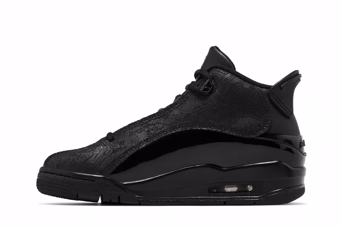 Air Jordan Dub Zero GS Triple Black, view 4