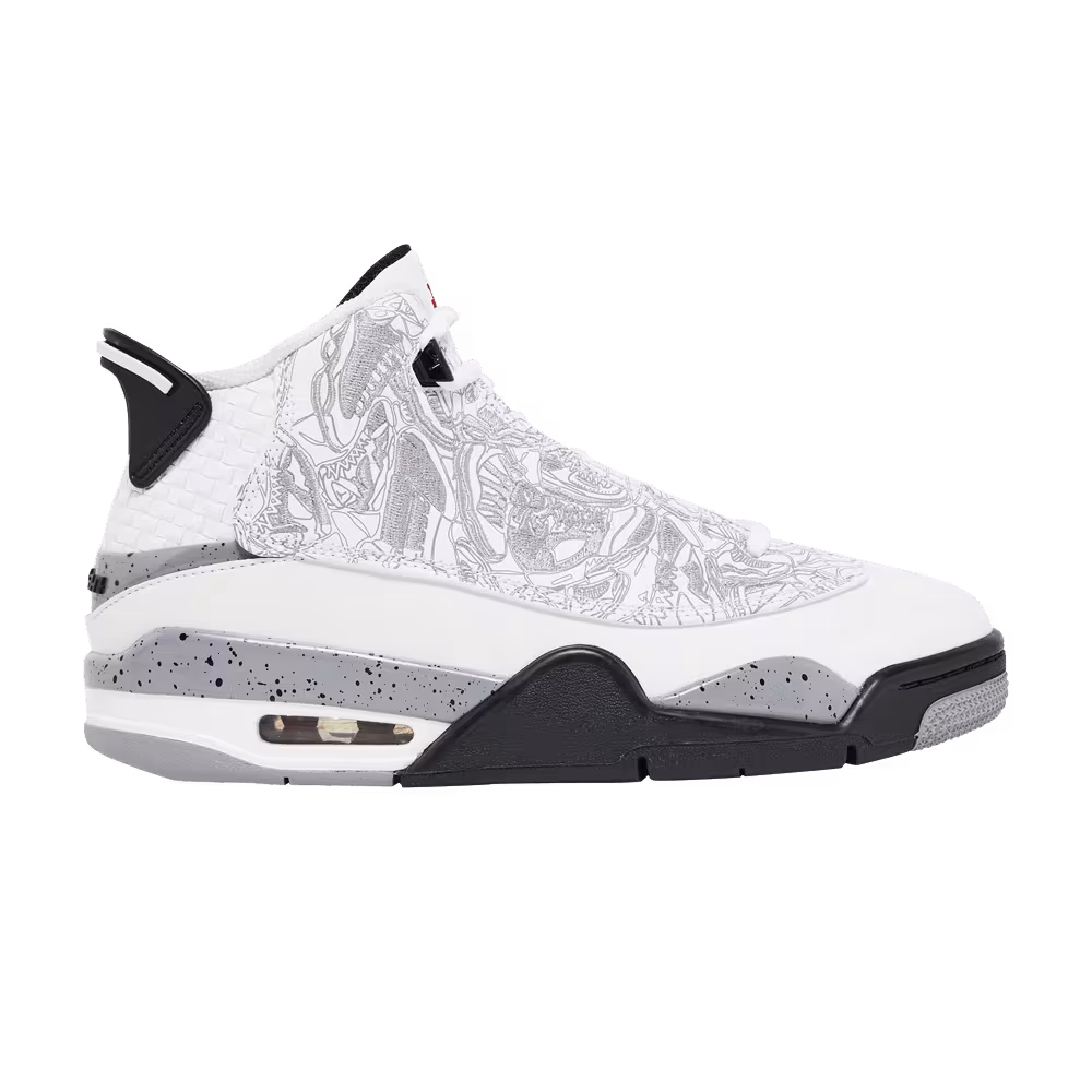 Air Jordan Dub Zero GS White Cement