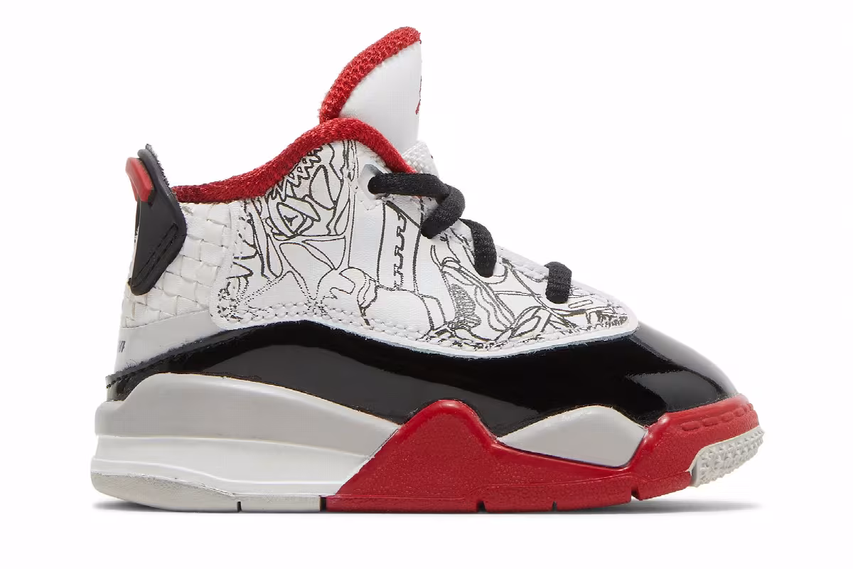 Air Jordan Dub Zero TD Varsity Red, view 2