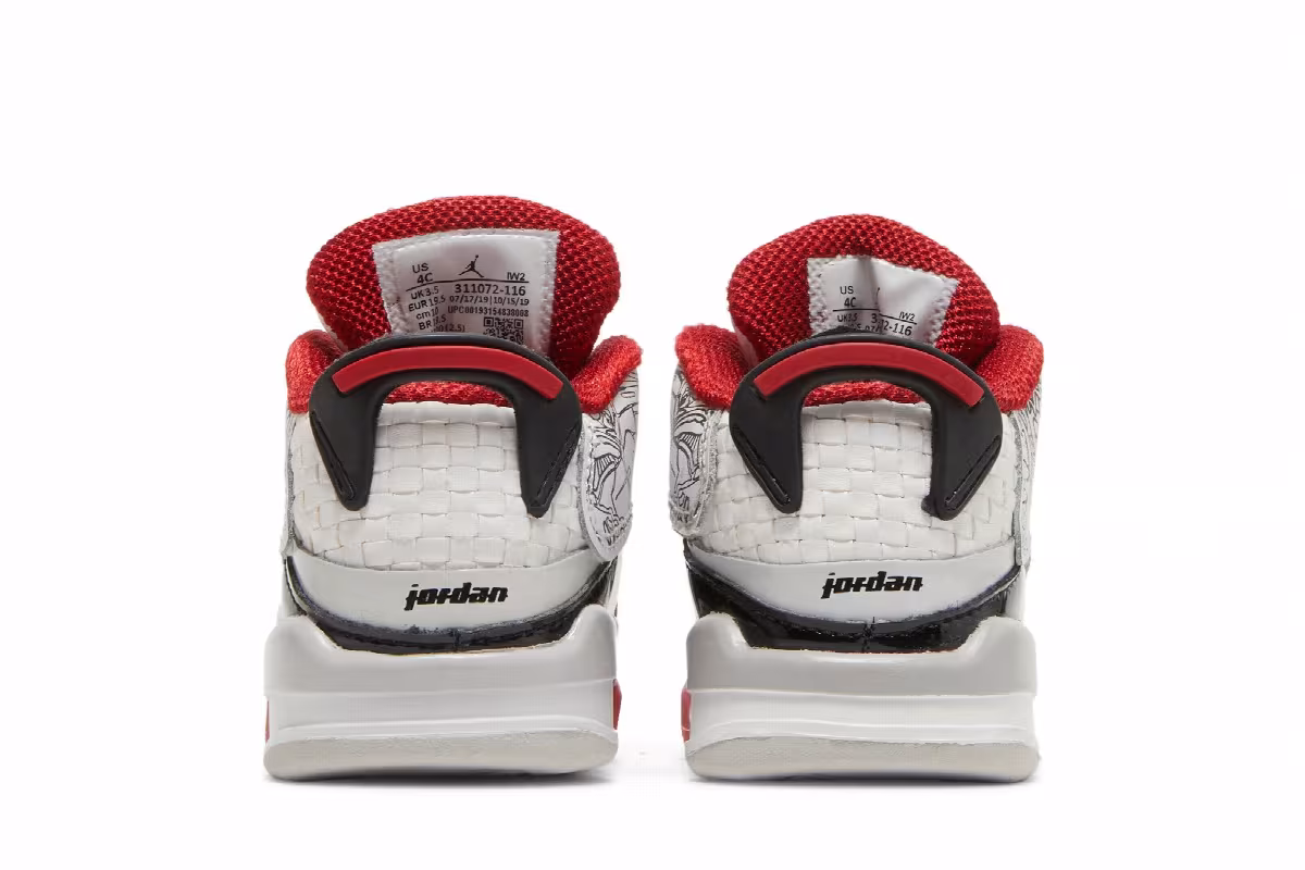 Air Jordan Dub Zero TD Varsity Red, view 7
