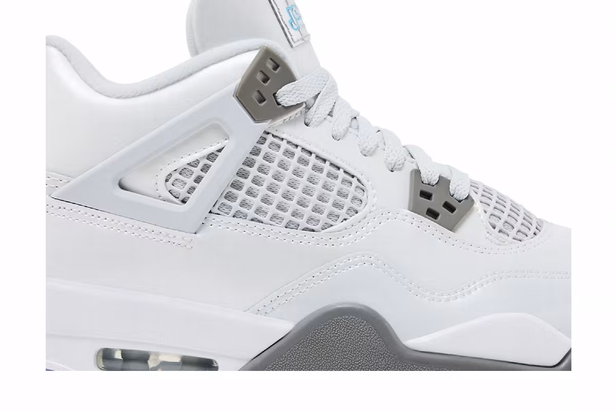 Air Jordan 4 GS Photon Dust Blue Chill, view 3