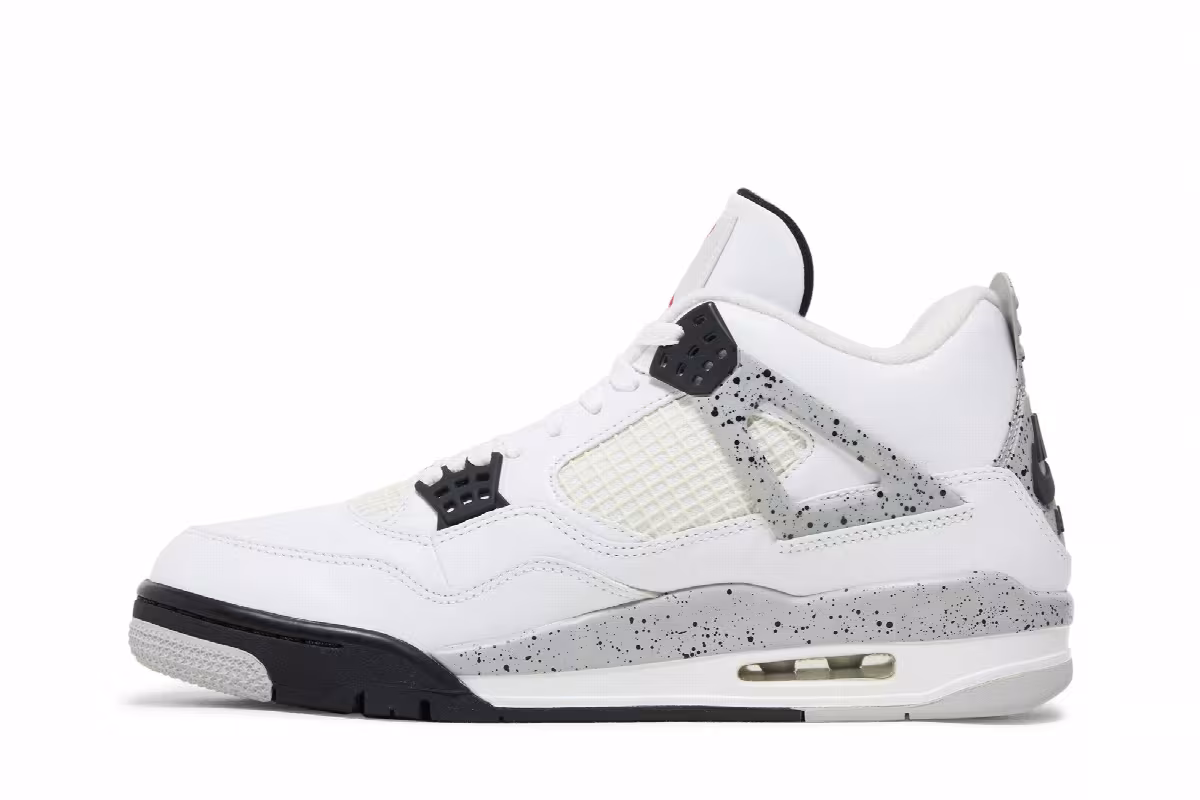 Interscope Records x Air Jordan 4 OG White Cement, view 4