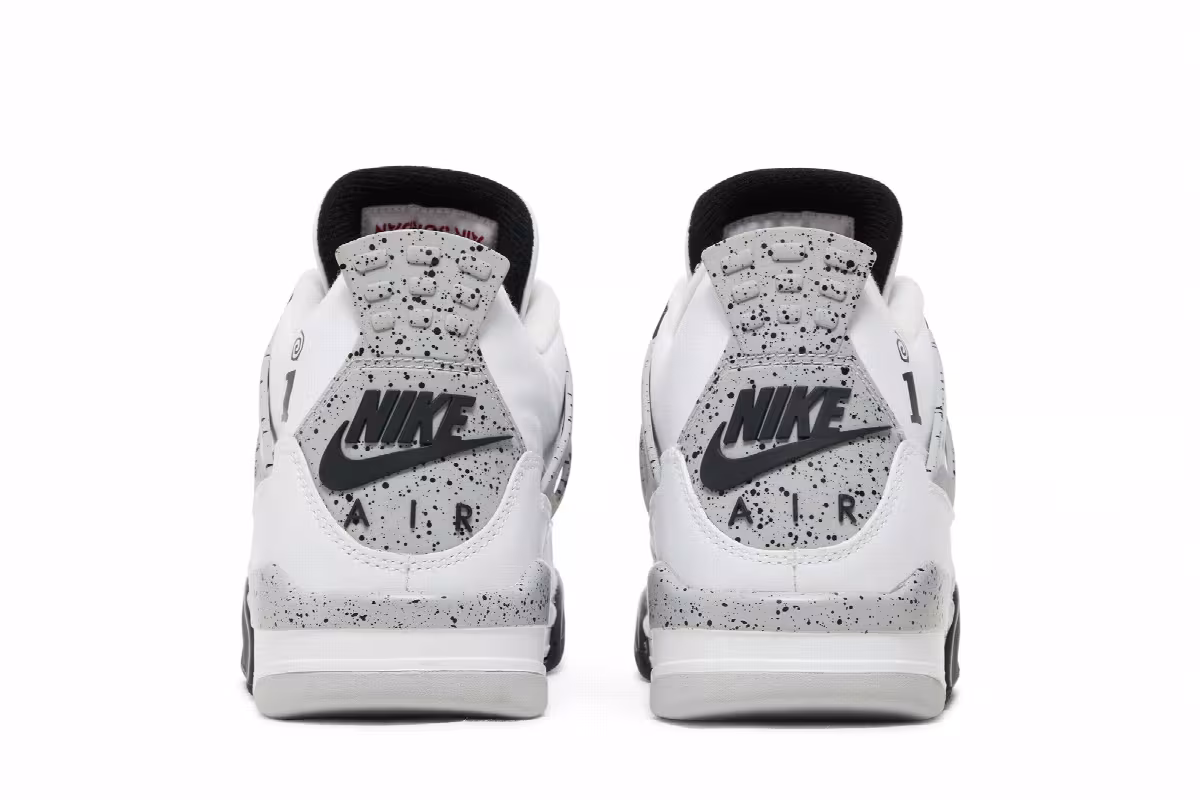 Interscope Records x Air Jordan 4 OG White Cement, view 7