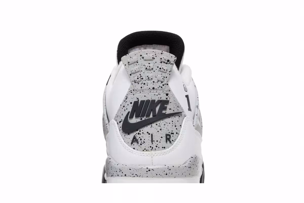 Interscope Records x Air Jordan 4 OG White Cement, view 8