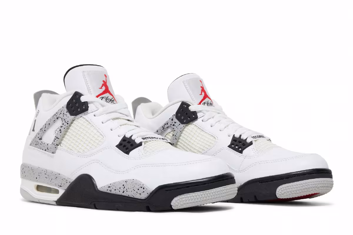 Interscope Records x Air Jordan 4 OG White Cement, view 9