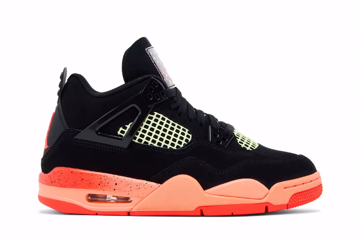 Air Jordan 4 GS Black Infrared, view 2