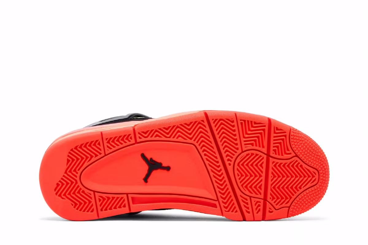 Air Jordan 4 GS Black Infrared, view 5