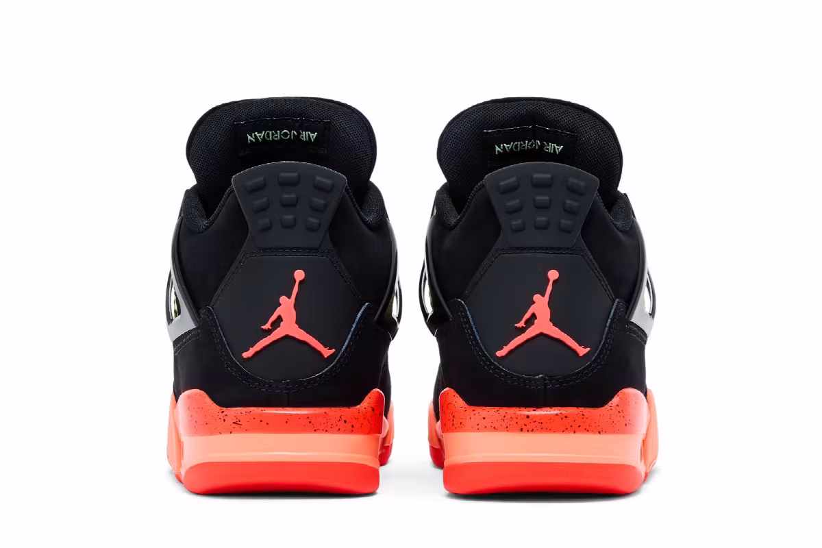 Air Jordan 4 GS Black Infrared, view 7
