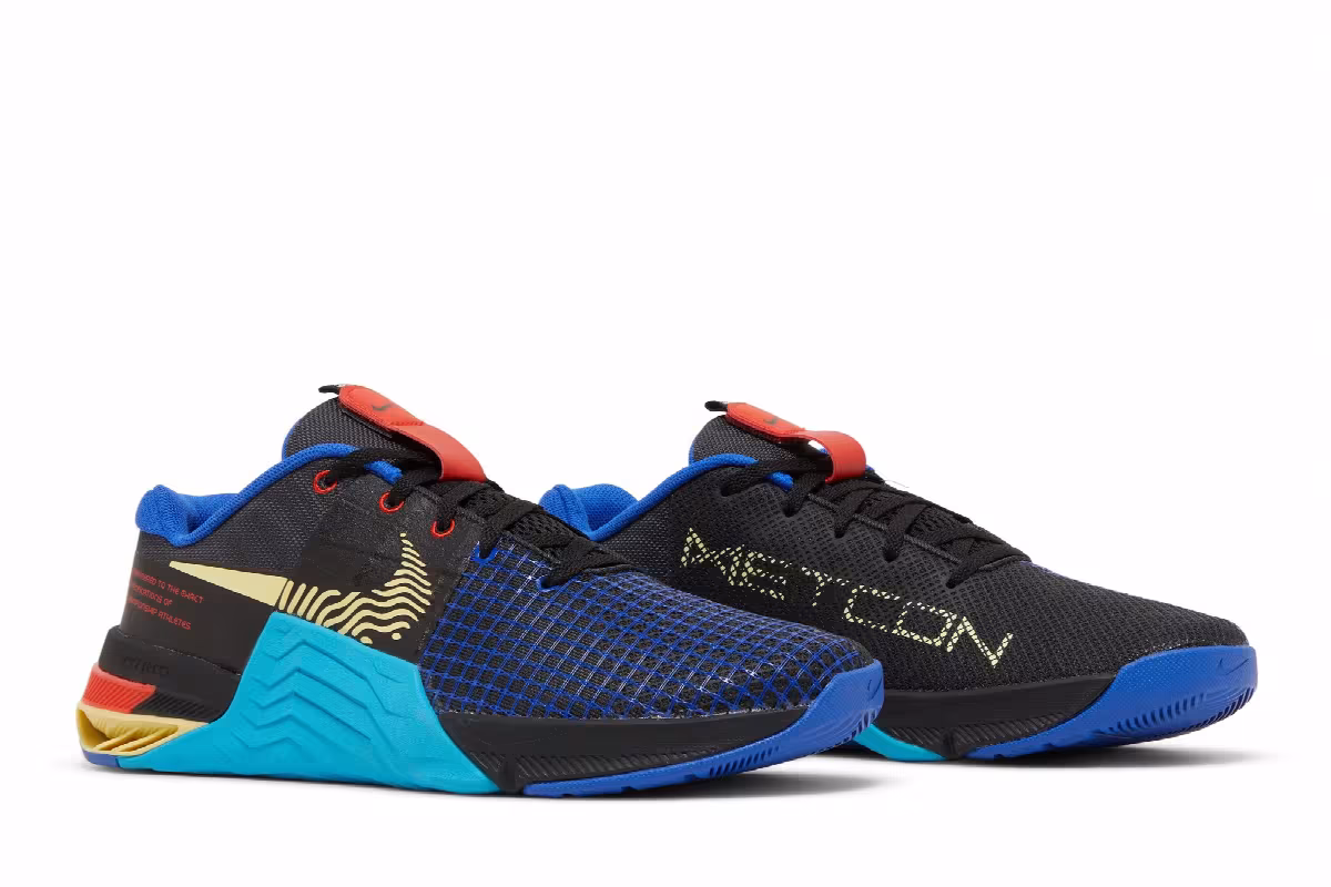 Nike Metcon 8 Anthracite Blue Lightning, view 9