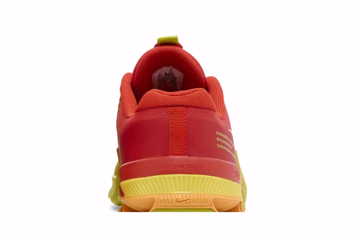 Nike Metcon 8 AMP Picante Red Bright Cactus, view 8