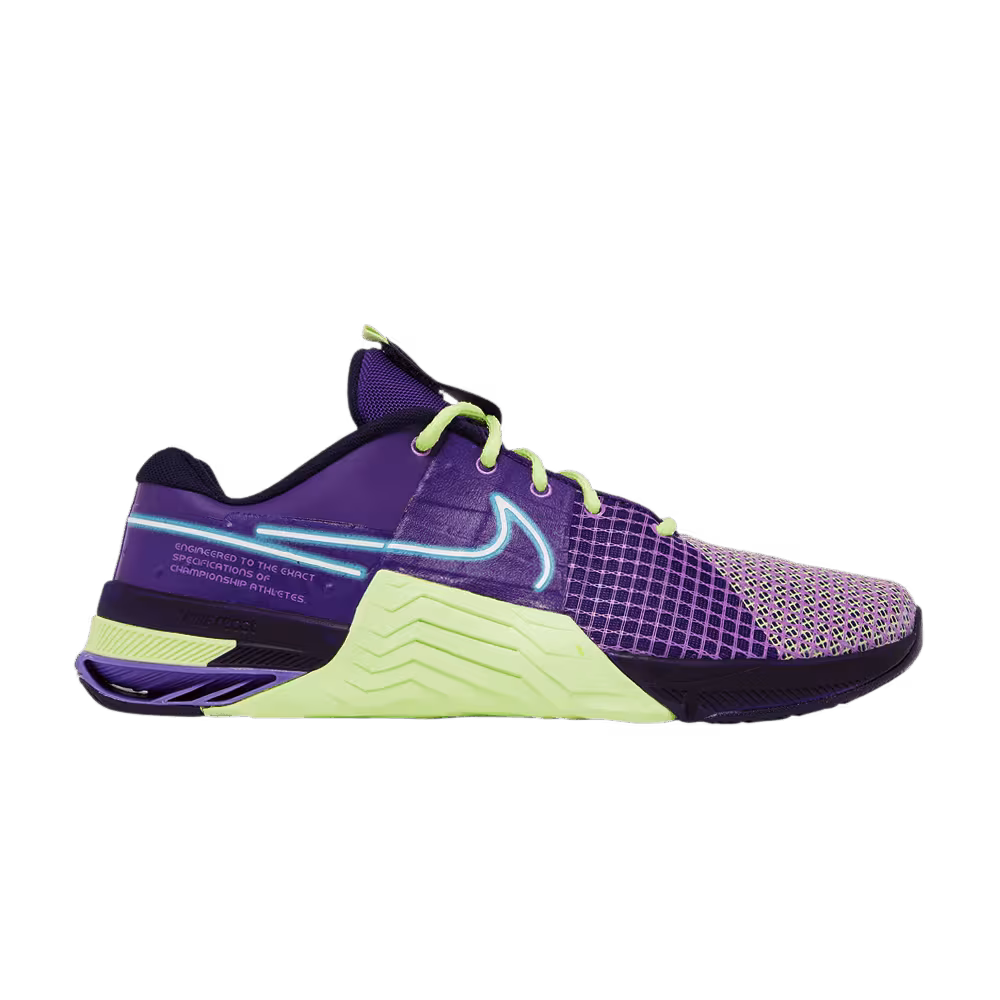 Nike Metcon 8 AMP Deep Purple Barely Volt