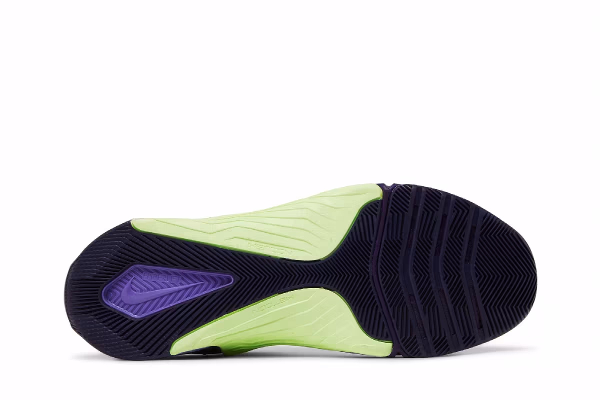 Nike Metcon 8 AMP Deep Purple Barely Volt, view 5