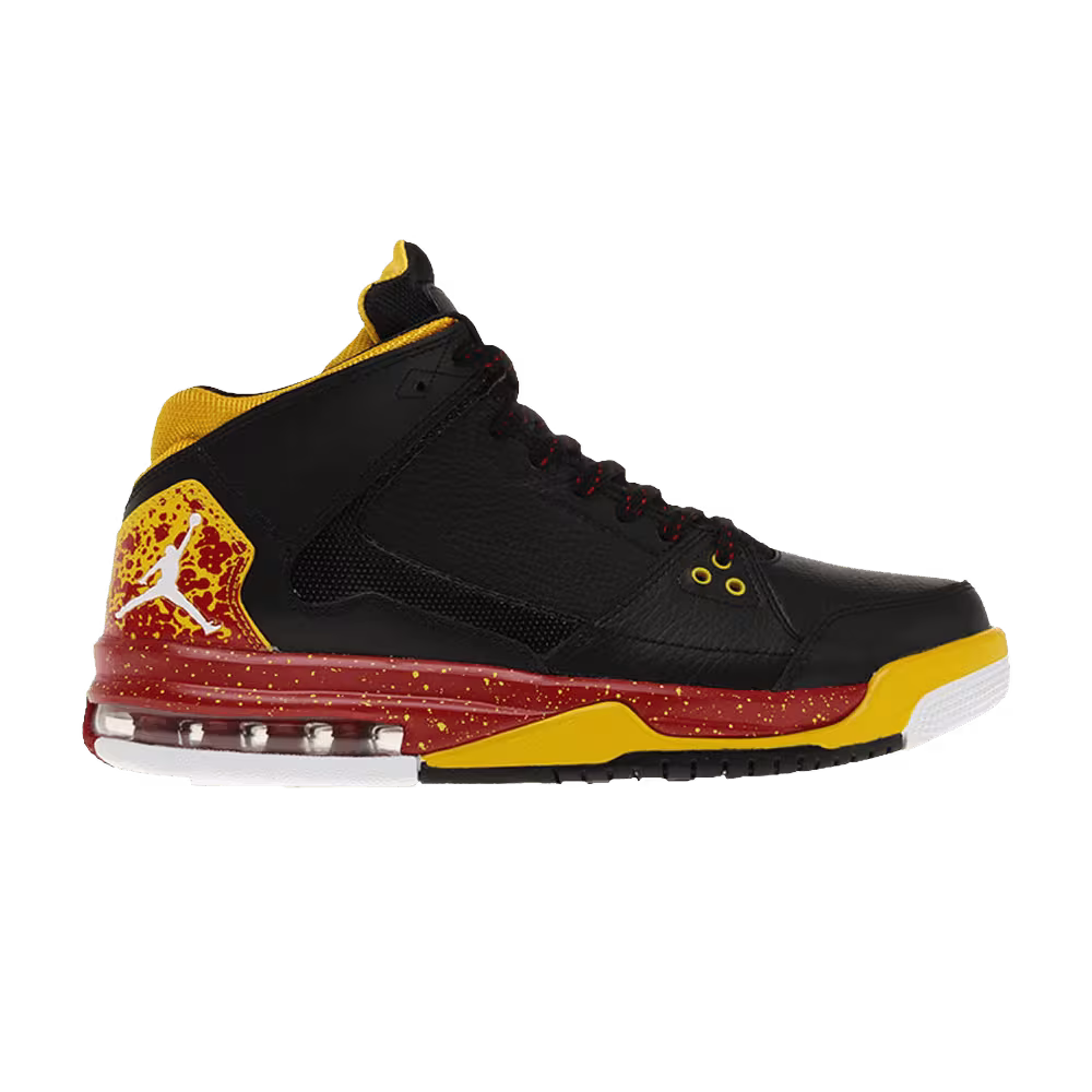 Air Jordan Flight Origin Red Gold Splatter