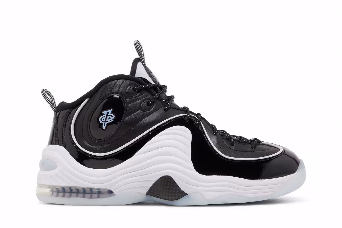 Nike Air Penny 2 Black Patent, view 2