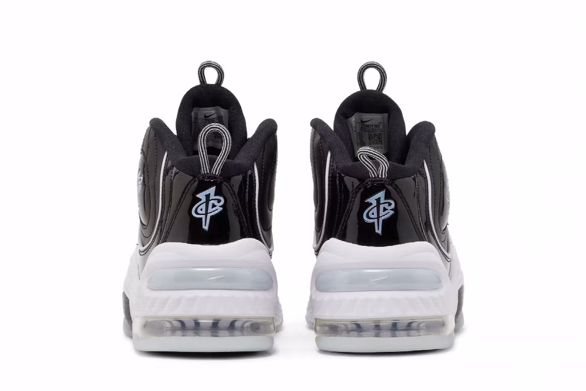 Nike Air Penny 2 Black Patent, view 7