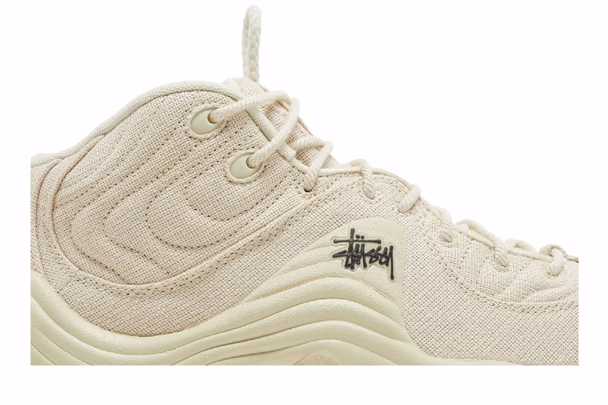 Stussy x Nike Air Penny 2 Fossil, view 3