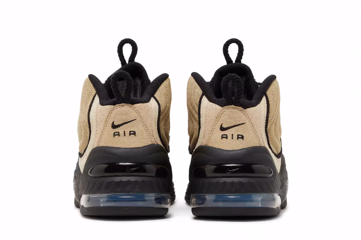 Stussy x Nike Air Penny 2 Rattan Limestone, view 7