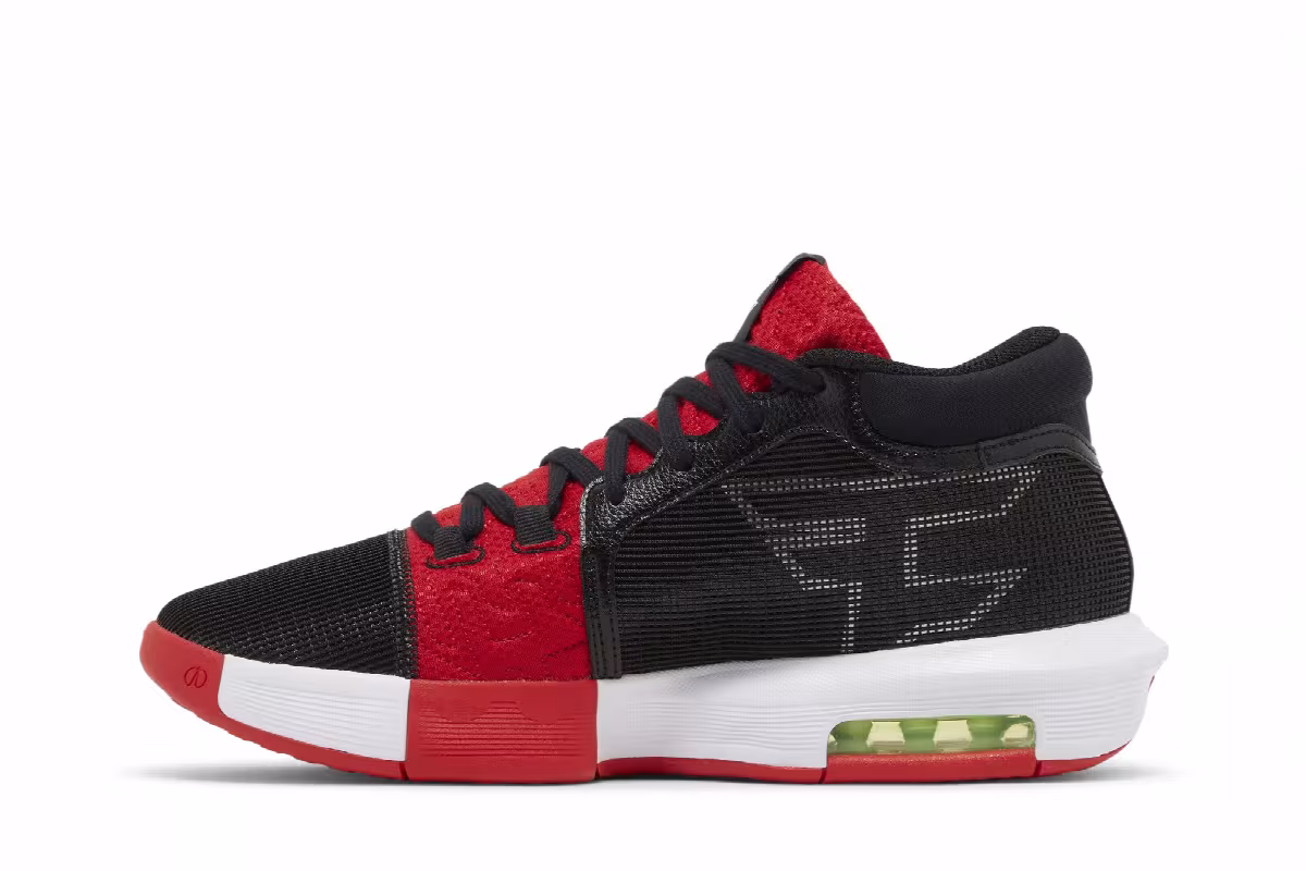 FaZe Clan x Nike LeBron Witness 8 Bred, view 4