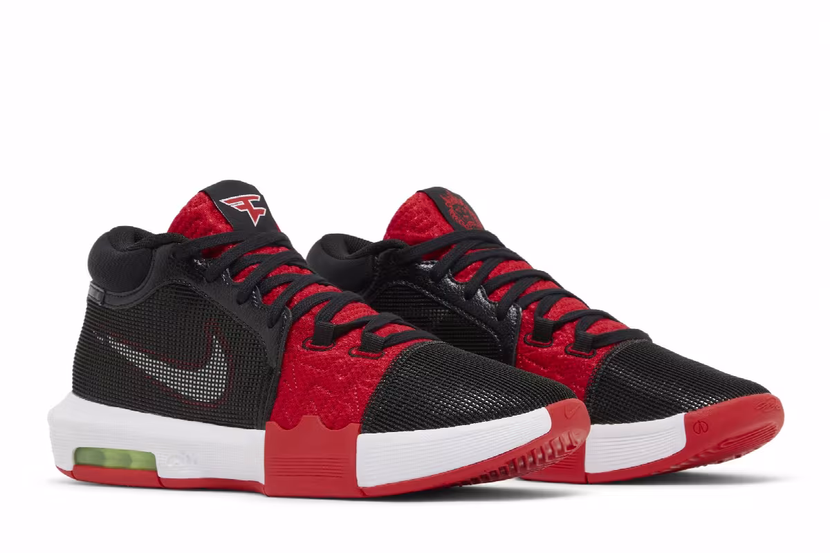 FaZe Clan x Nike LeBron Witness 8 Bred, view 9