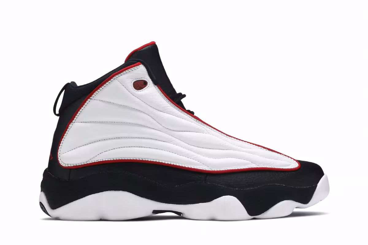Air Jordan Pro Strong Black Varsity Red, view 2