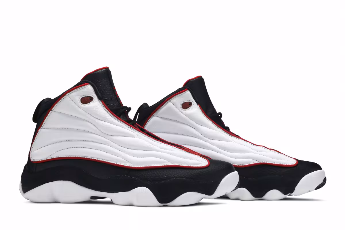 Air Jordan Pro Strong Black Varsity Red, view 9
